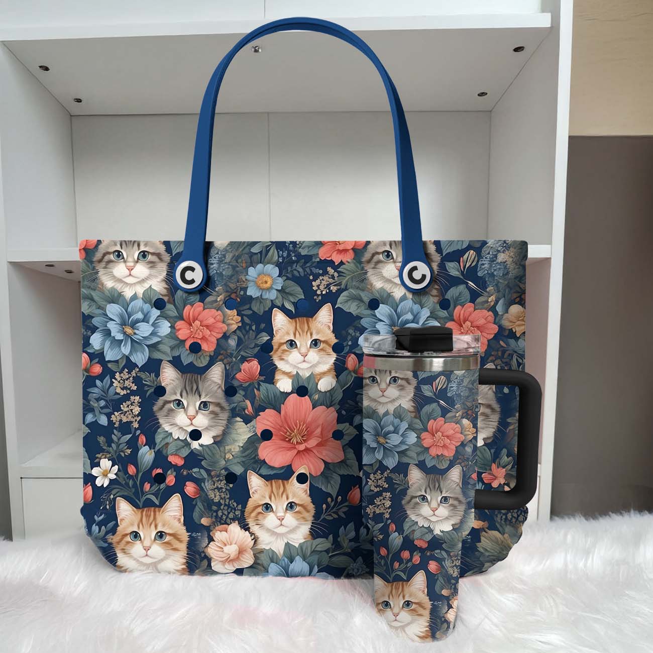 Ceeprints Cee™ Bag Feline Blooms