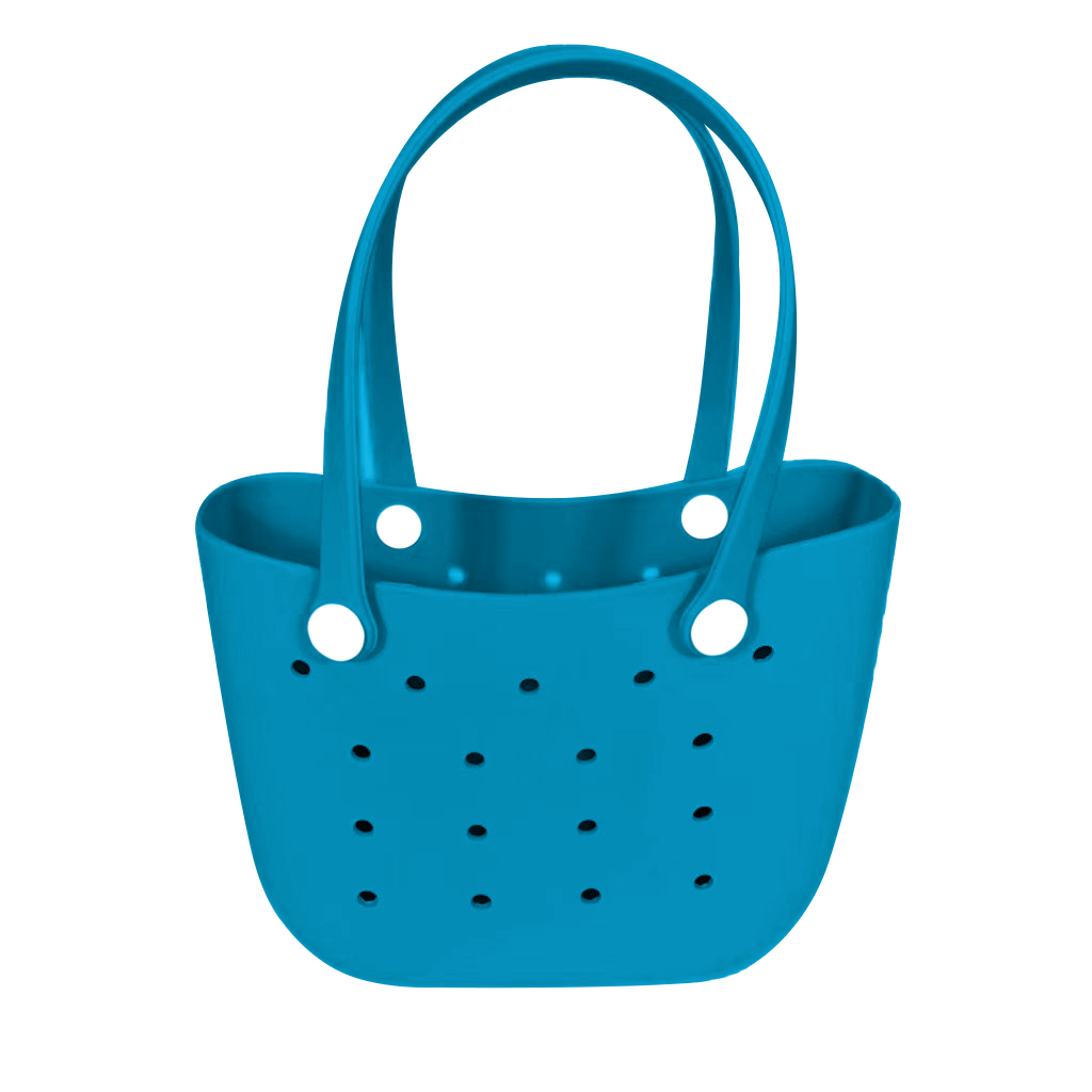 Crescent Bag Beach Bag,Original Large Rubber Beach Bag for Women, Pool Bag and Boat Tote