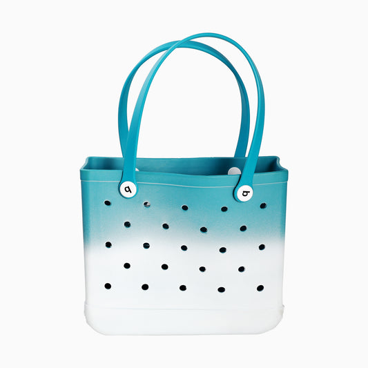 Gradient Beach Tote Bag,Original Large Rubber Beach Bag for Women, Pool Bag and Boat Tote