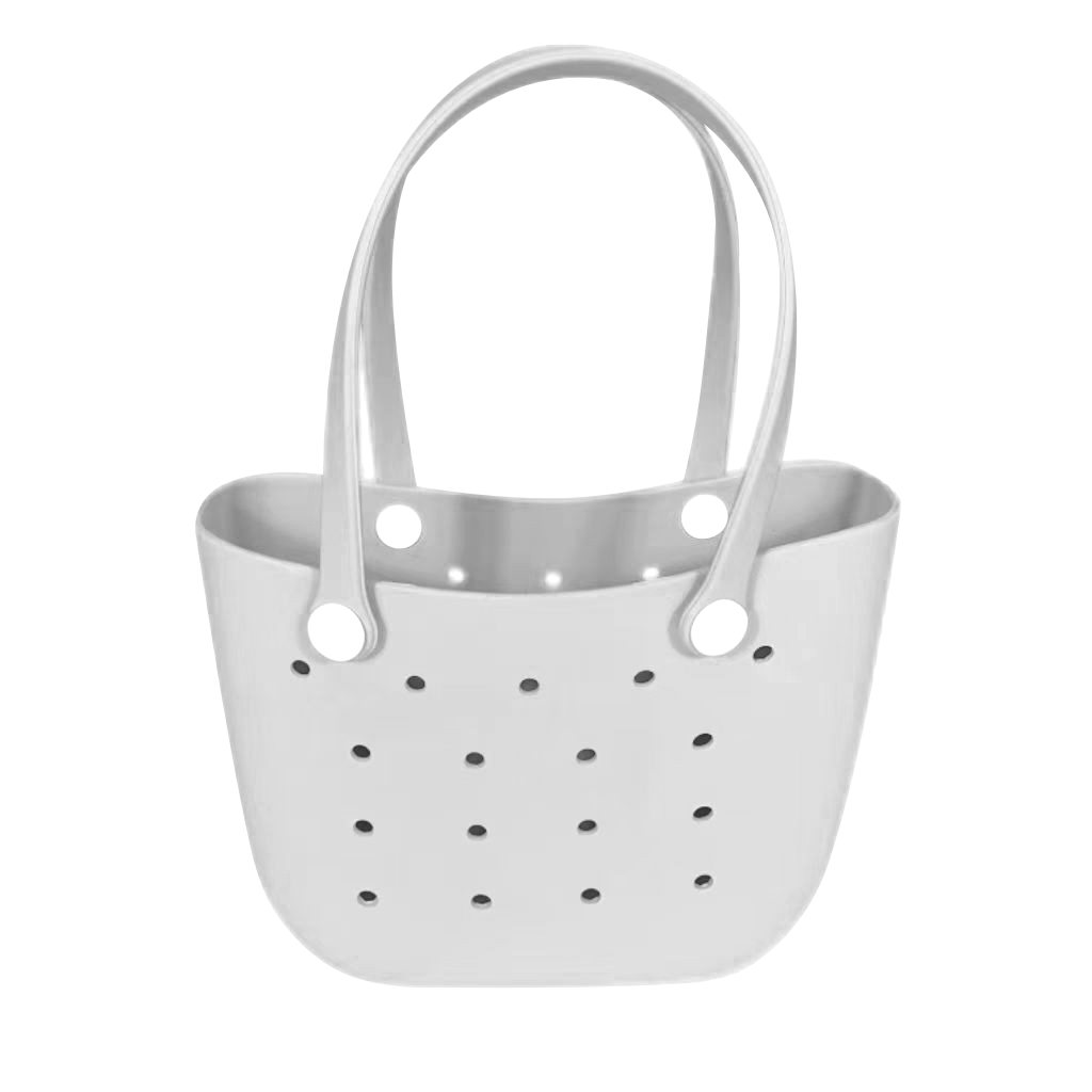 Crescent Bag Beach Bag,Original Large Rubber Beach Bag for Women, Pool Bag and Boat Tote
