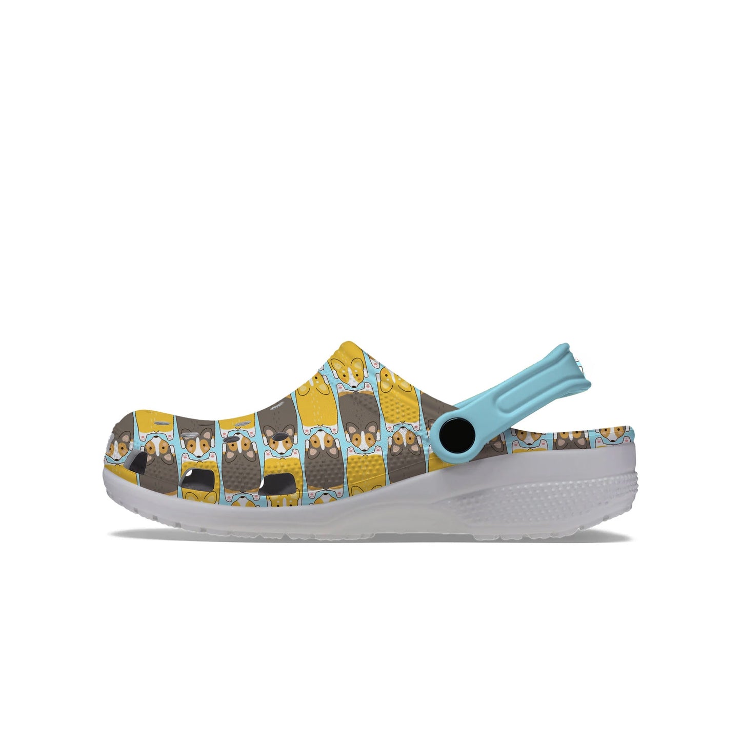 Cee™ Clogs Chasing Corgi