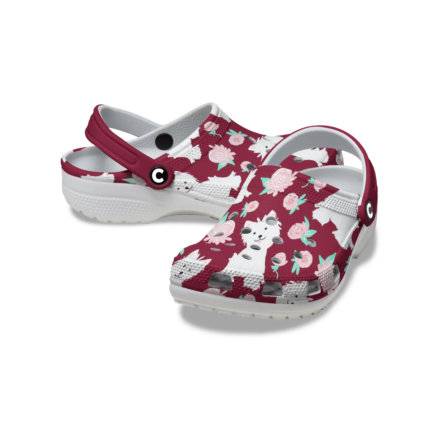 Cee™ Clogs Westie Loves Roses