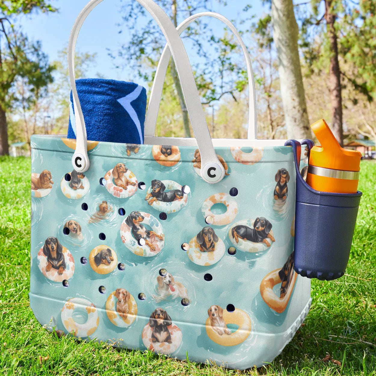 Ceeprints Cee™ Bag Dachshund Pool Party
