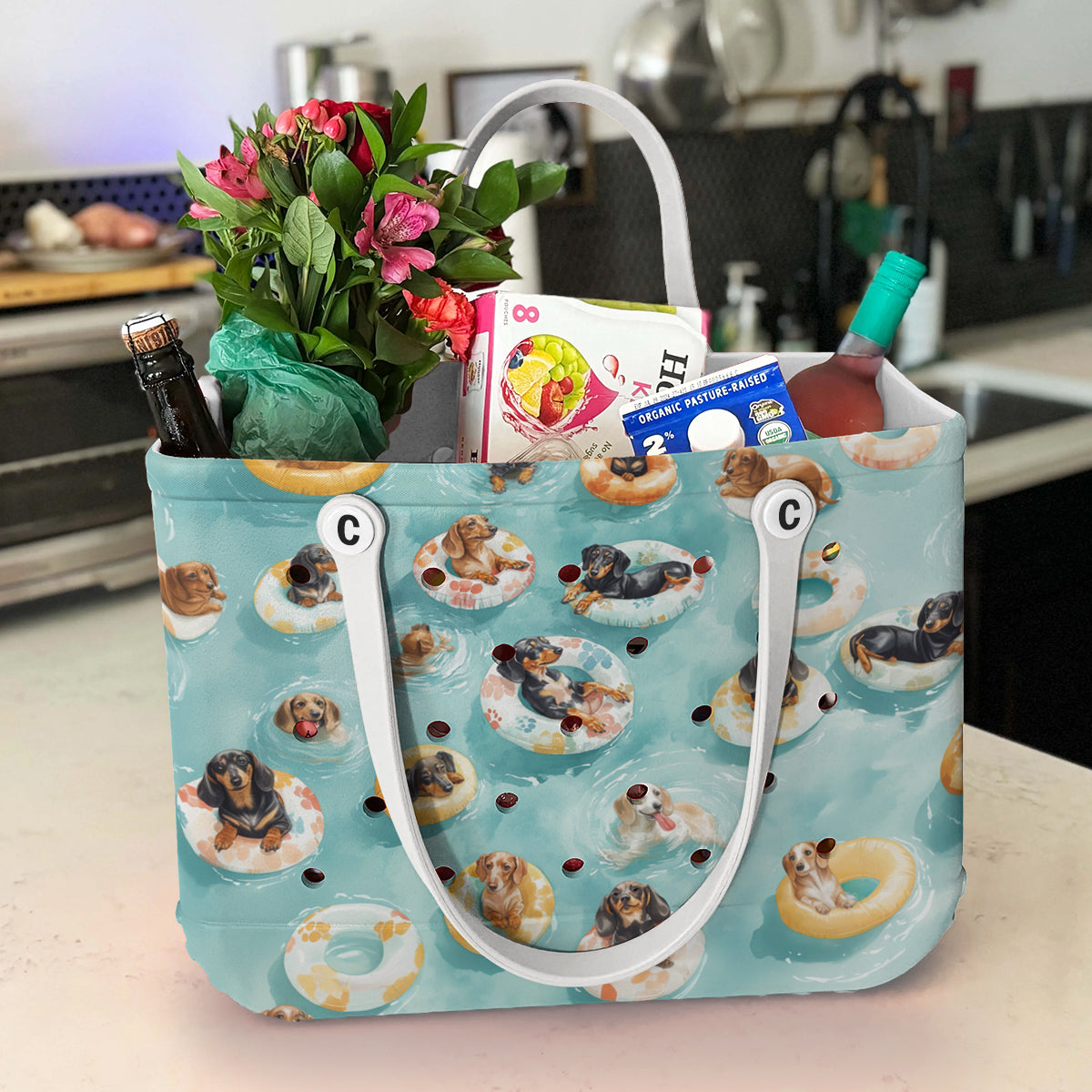 Ceeprints Cee™ Bag Dachshund Pool Party