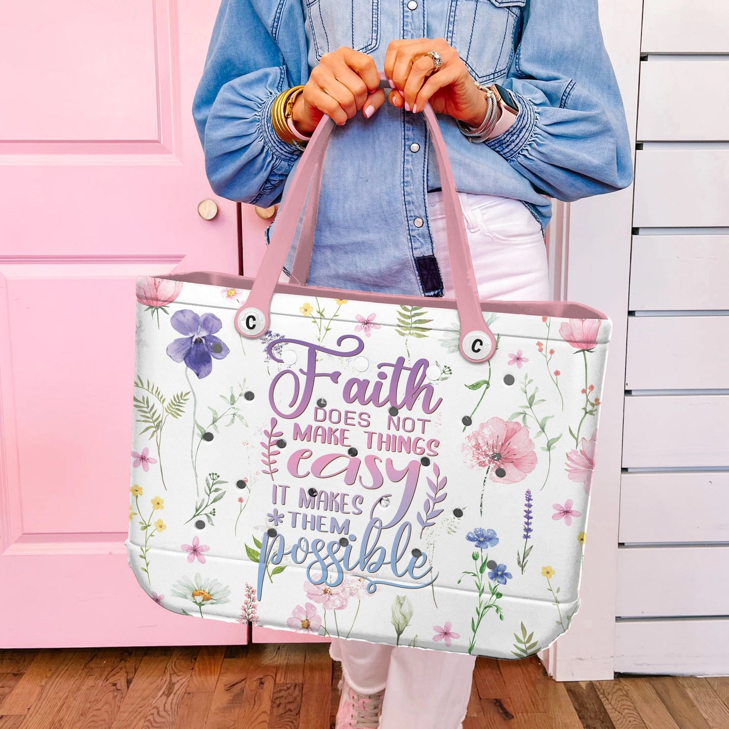 Ceeprints Cee™ Bag Faith & Flowers