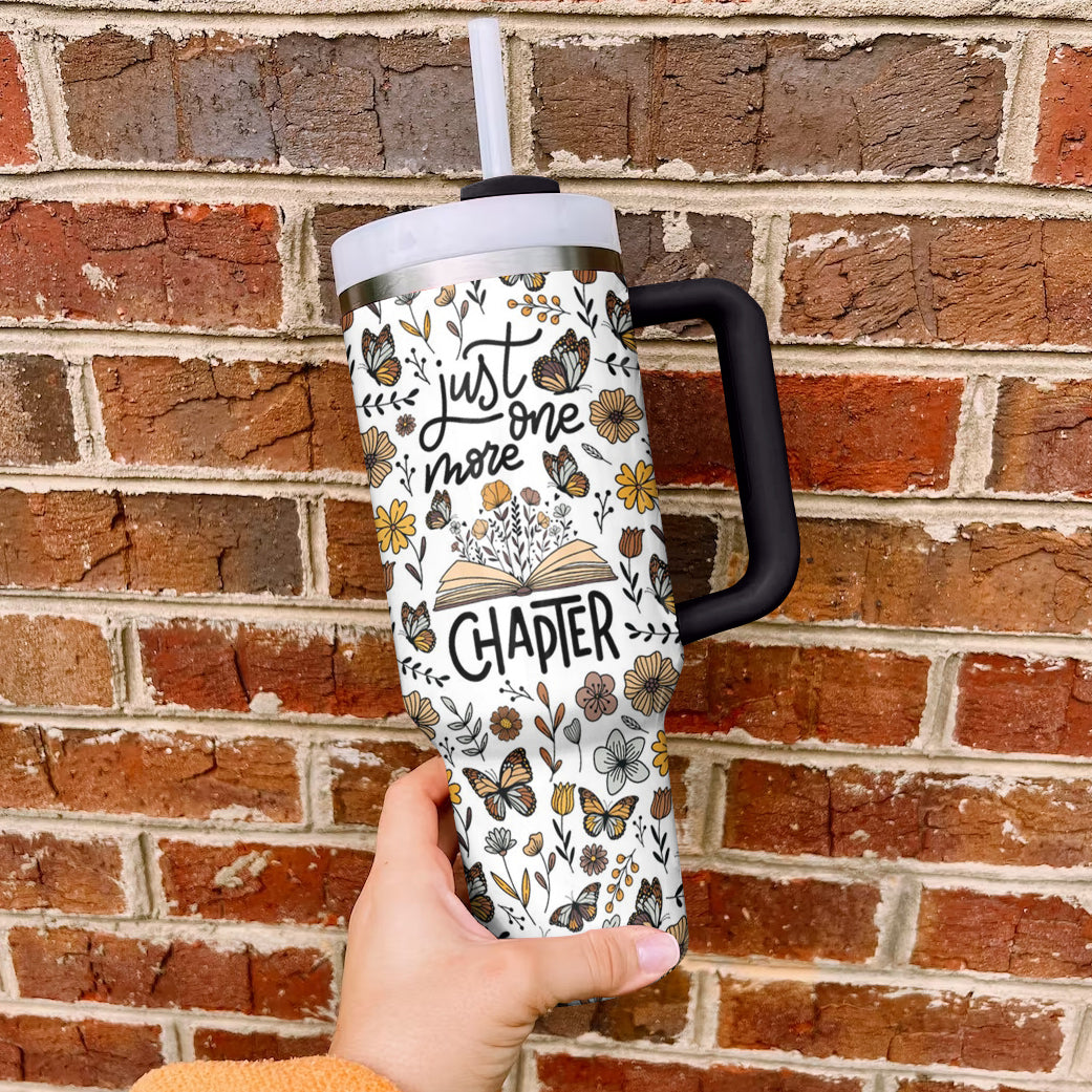 Ceeprints Tumbler Just One More Chapter