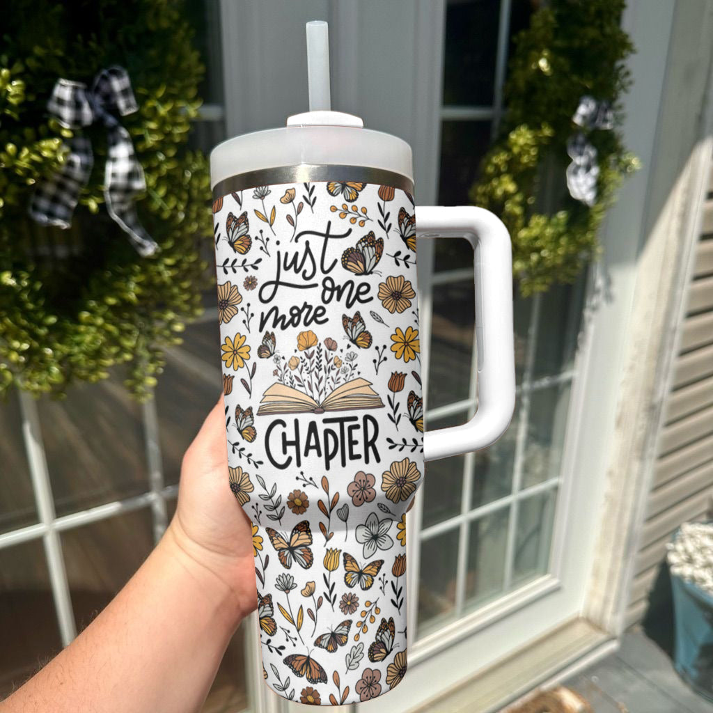 Ceeprints Tumbler Just One More Chapter
