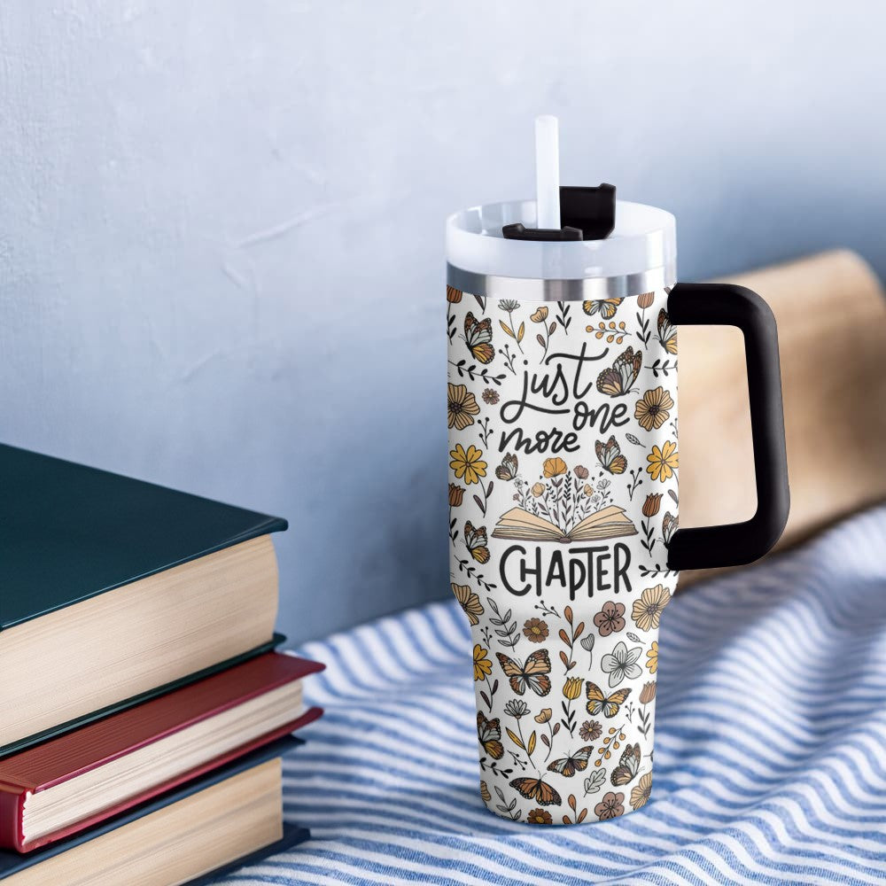 Ceeprints Tumbler Just One More Chapter