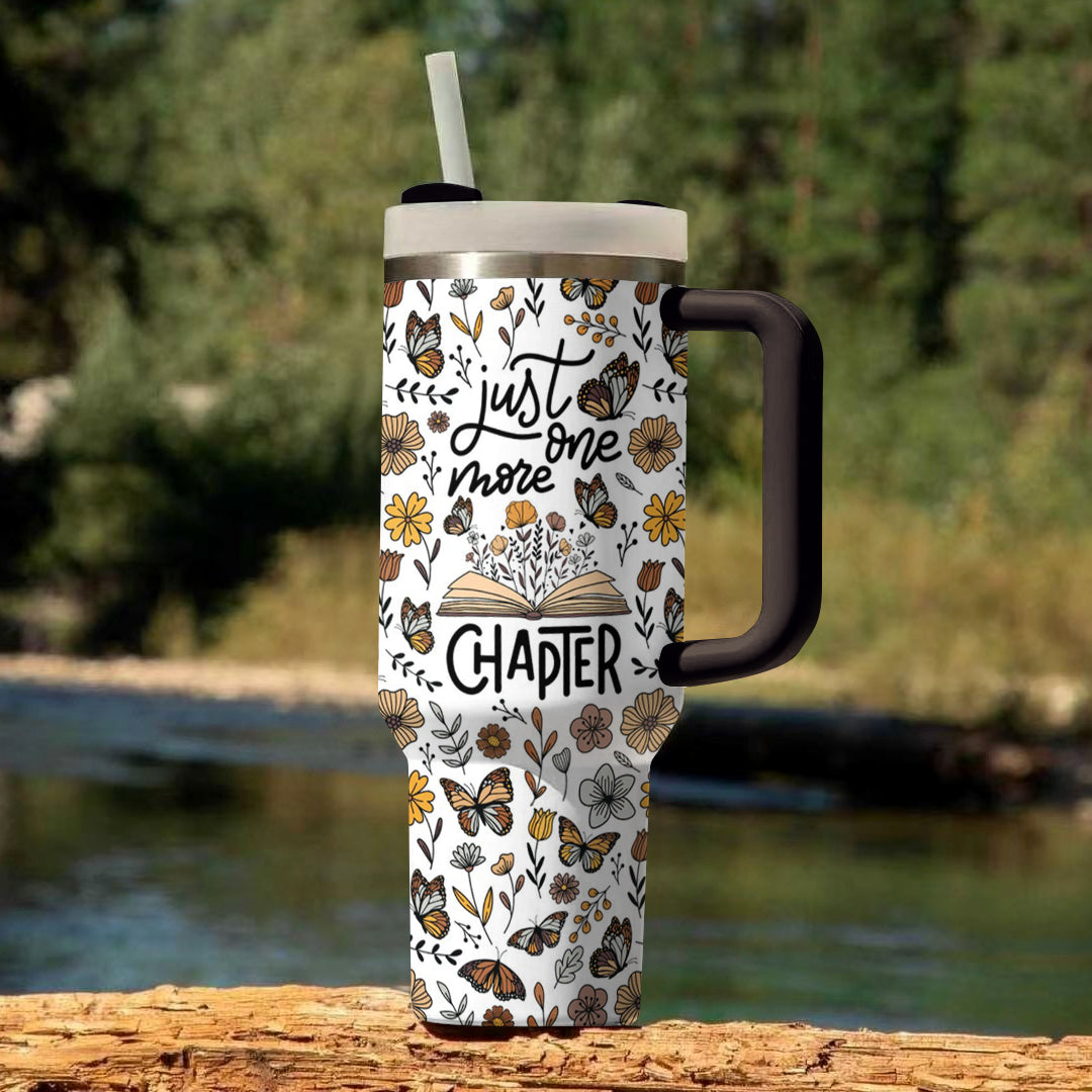 Ceeprints Tumbler Just One More Chapter
