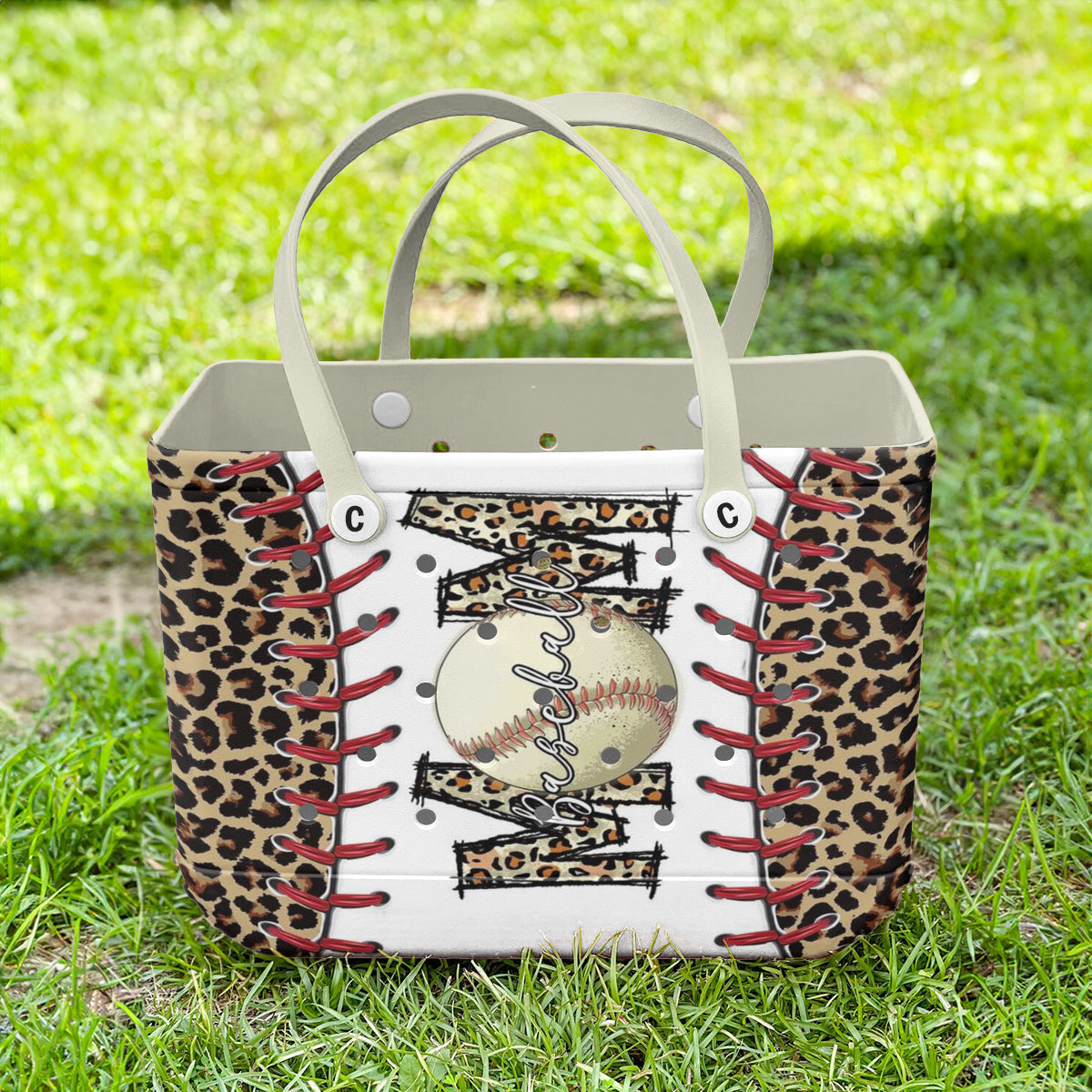 Ceeprints Cee™ Bag Leopard Baseball Mom