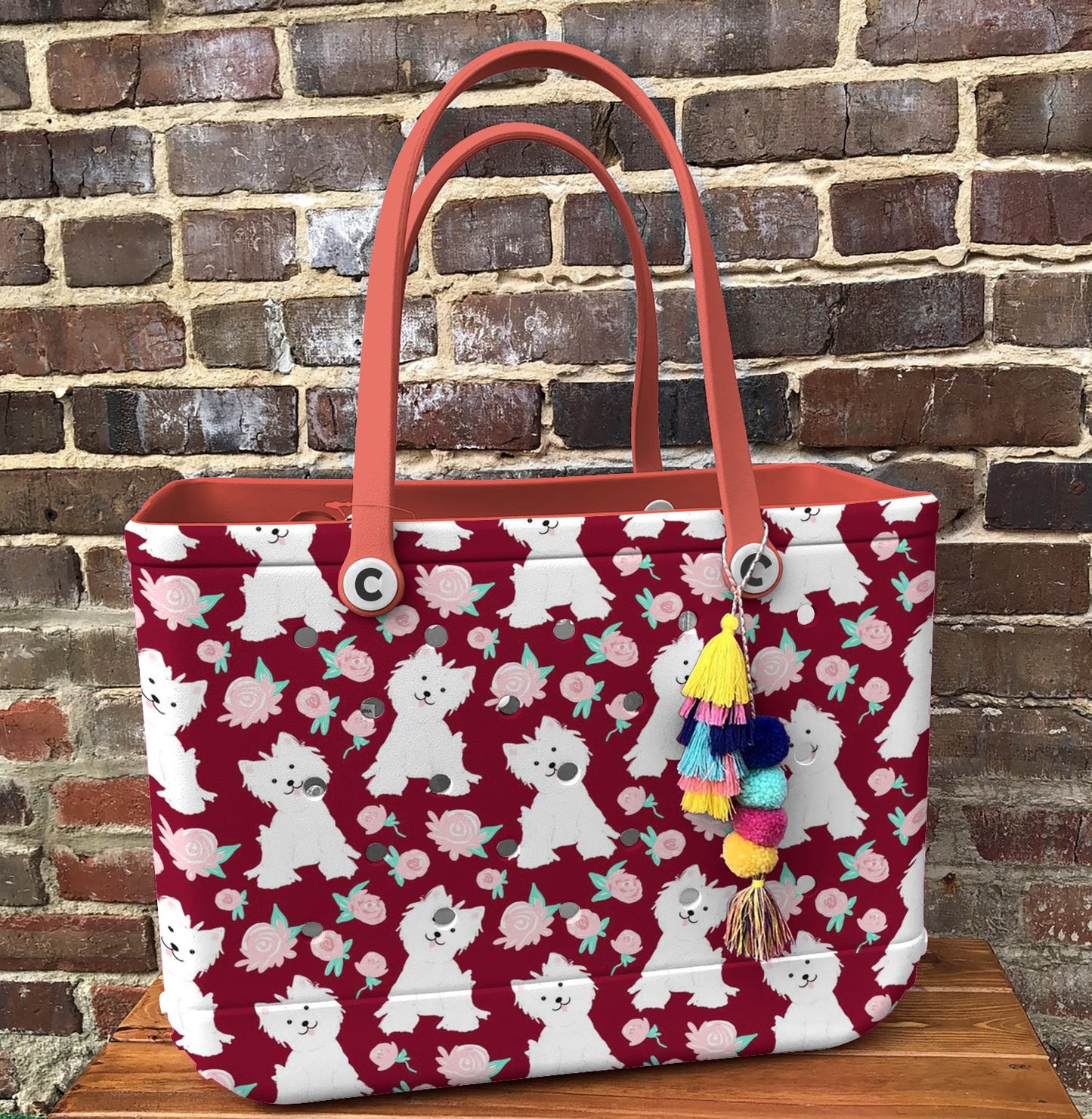 Ceeprints Cee™ Bag Westie Loves Roses