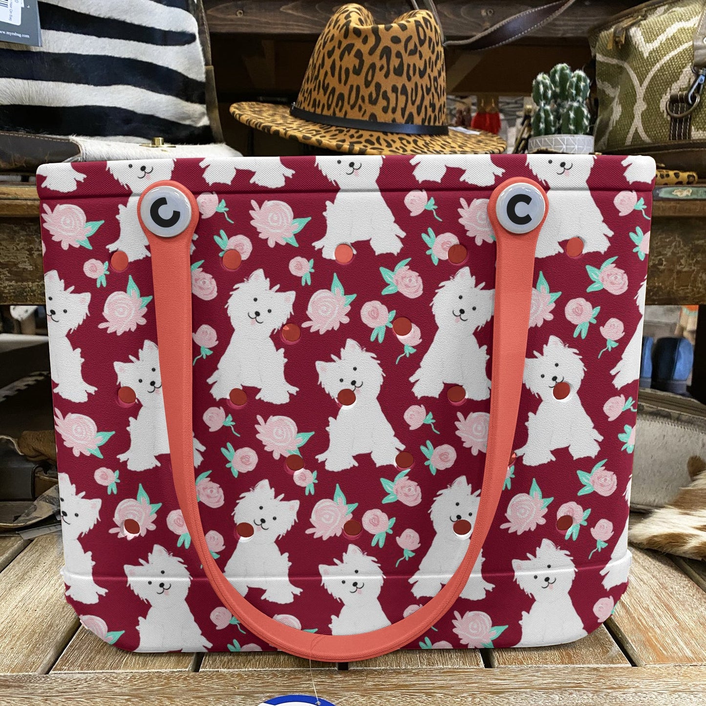 Ceeprints Cee™ Bag Westie Loves Roses