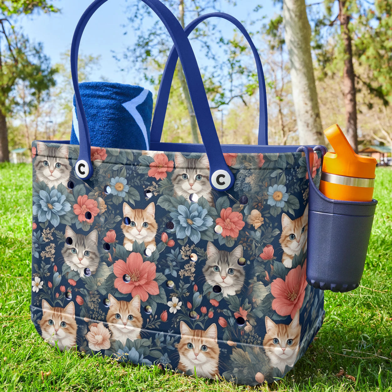 Ceeprints Cee™ Bag Feline Blooms