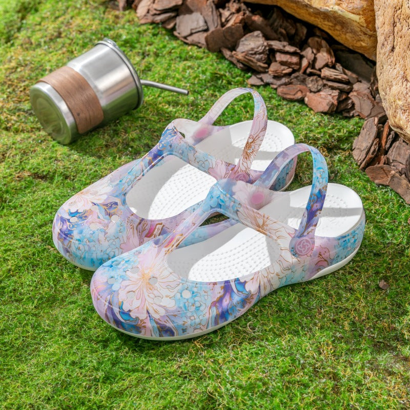 Veblen Women's Casual Shoes,For Women The Original Jelly Fisherman's Sandal Shoes Beach Casual