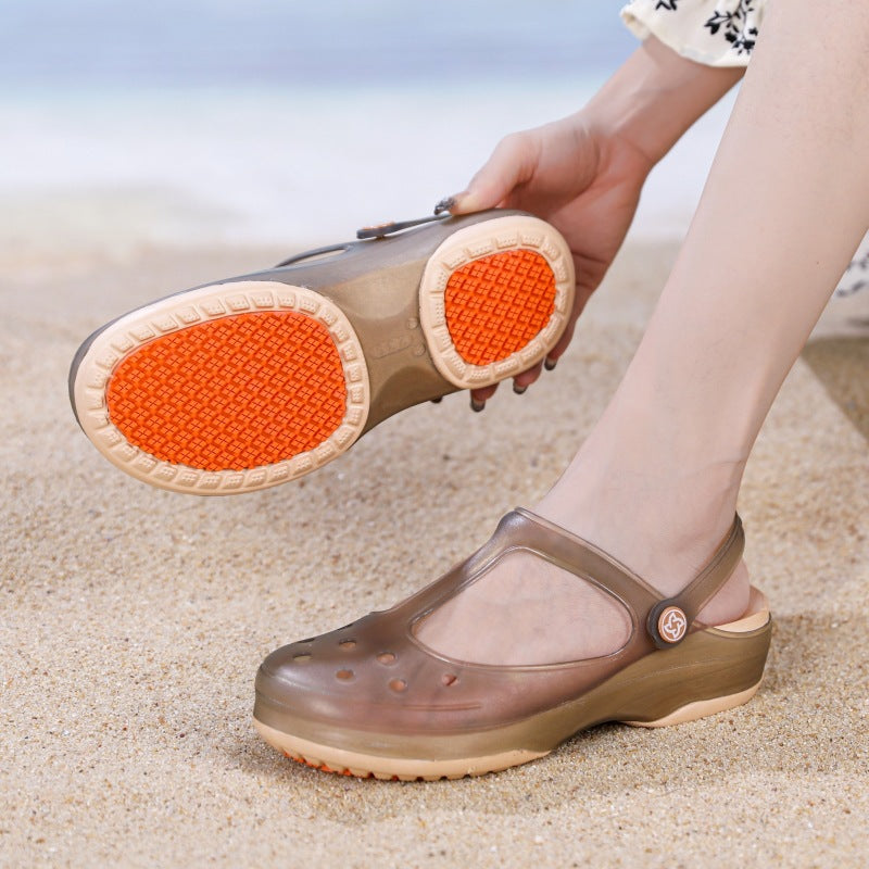 Veblen Jelly Shoes,For Women The Original Jelly Fisherman's Sandal Shoes Beach Casual