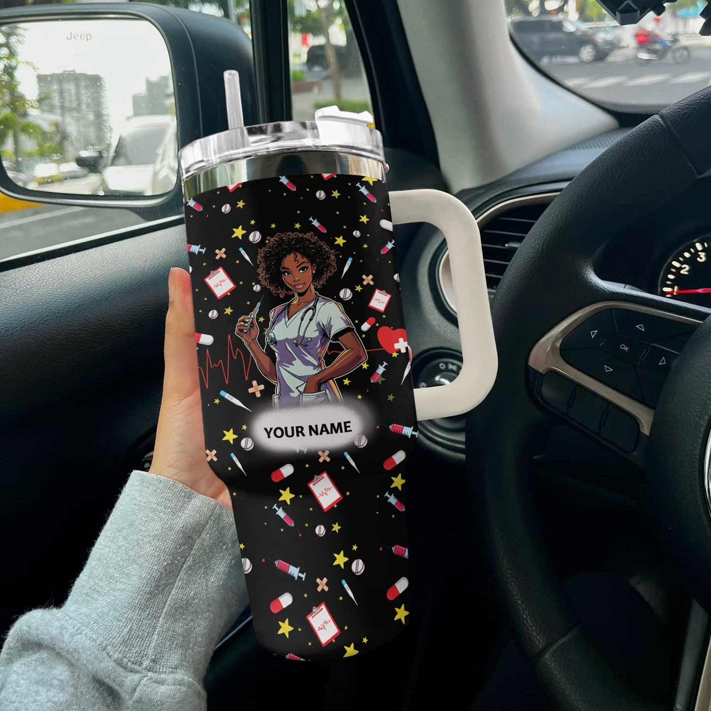 Ceeprints Personalized Tumbler Wingless Angels