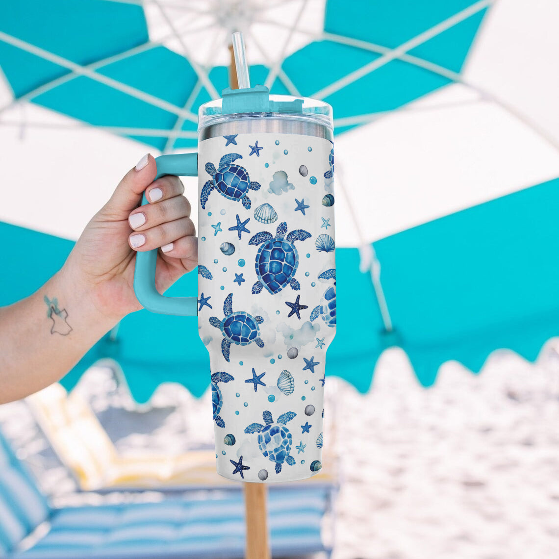 Ceeprints Tumbler Ocean Blue