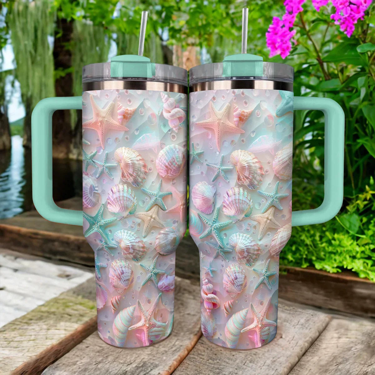 Ceeprints Tumbler Coastal Shell