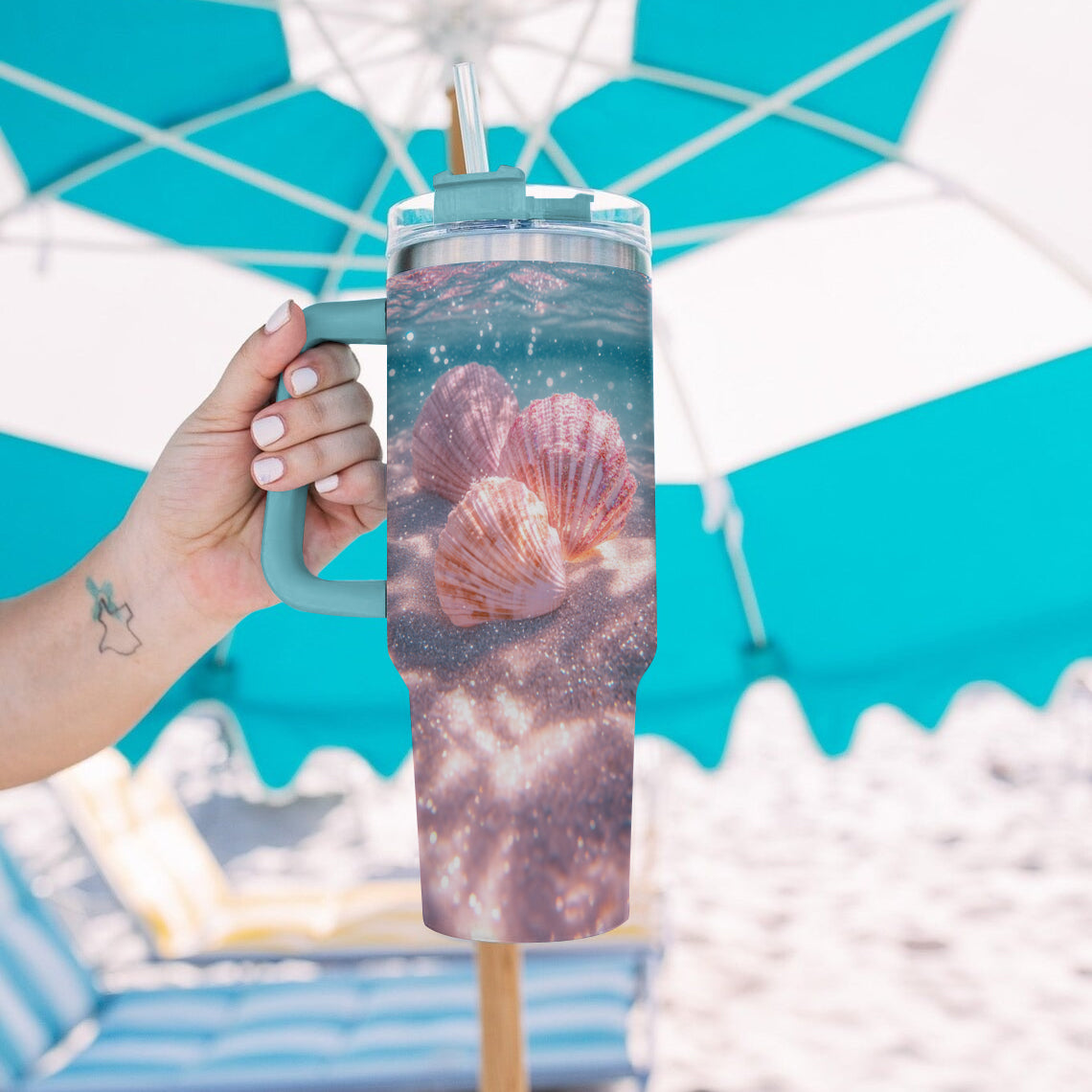 Ceeprints Tumbler Seashell Symphony