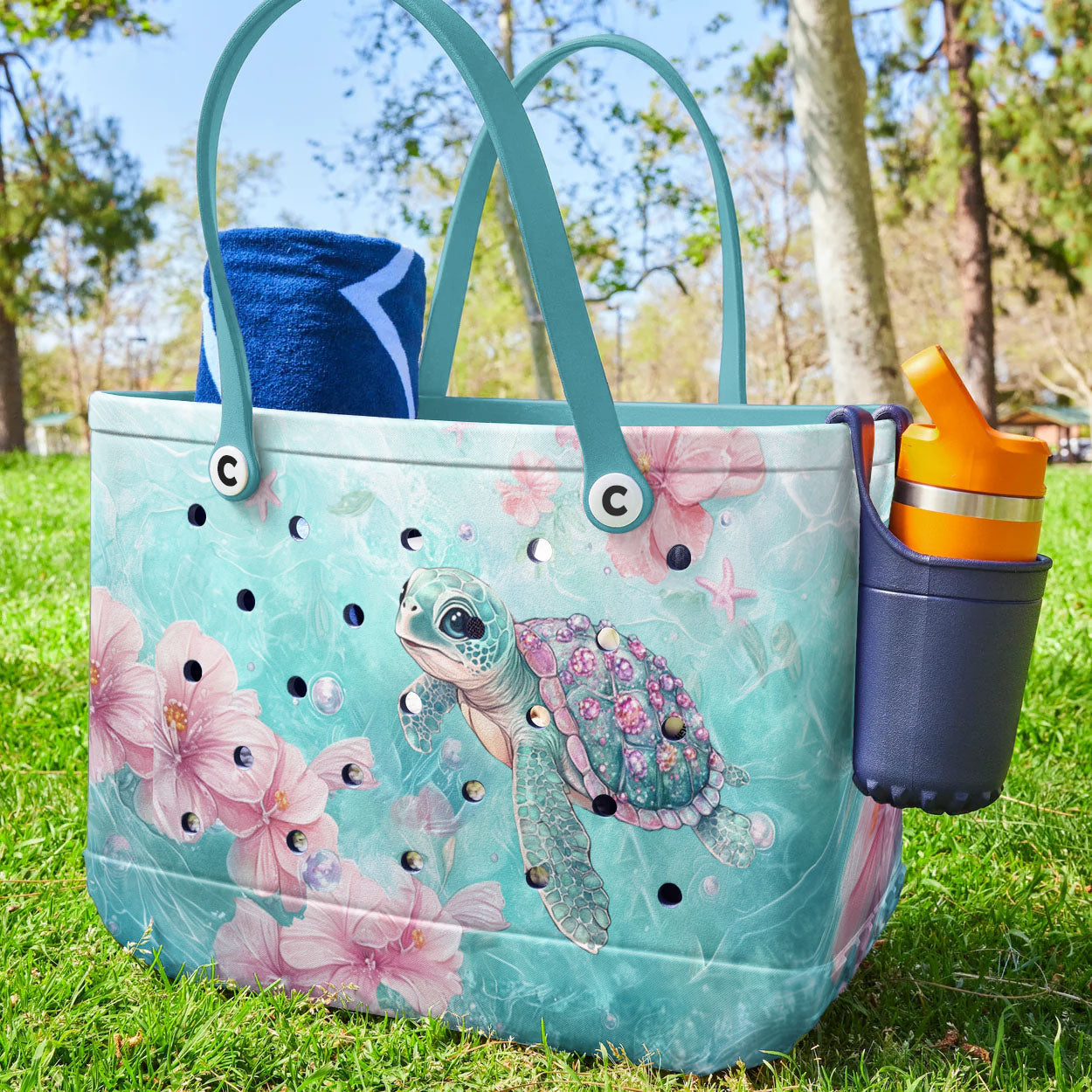 Ceeprints Cee™ Bag Turtle Bloom