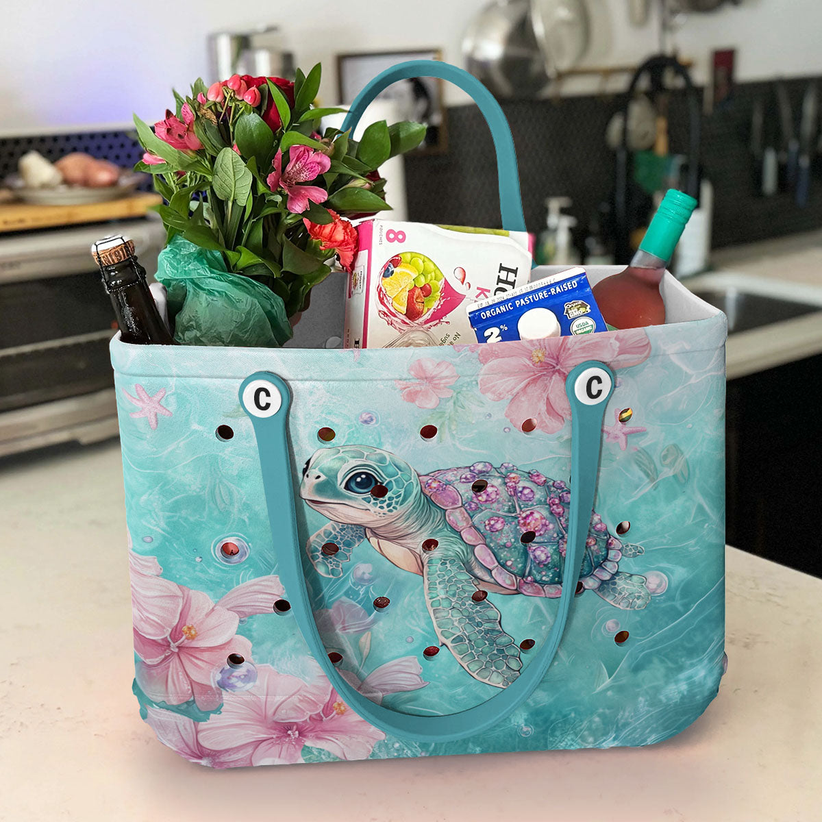 Ceeprints Cee™ Bag Turtle Bloom
