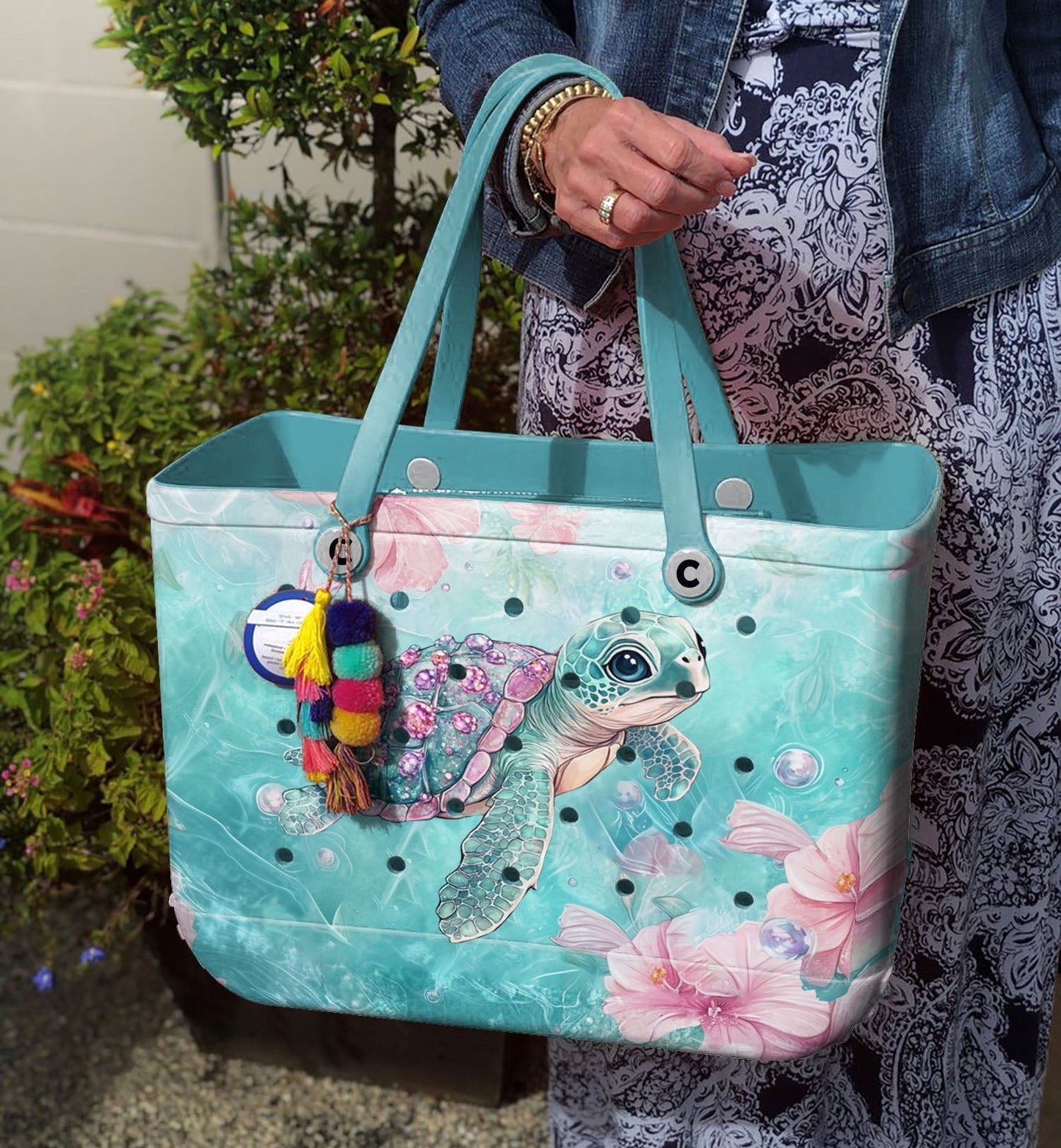 Ceeprints Cee™ Bag Turtle Bloom