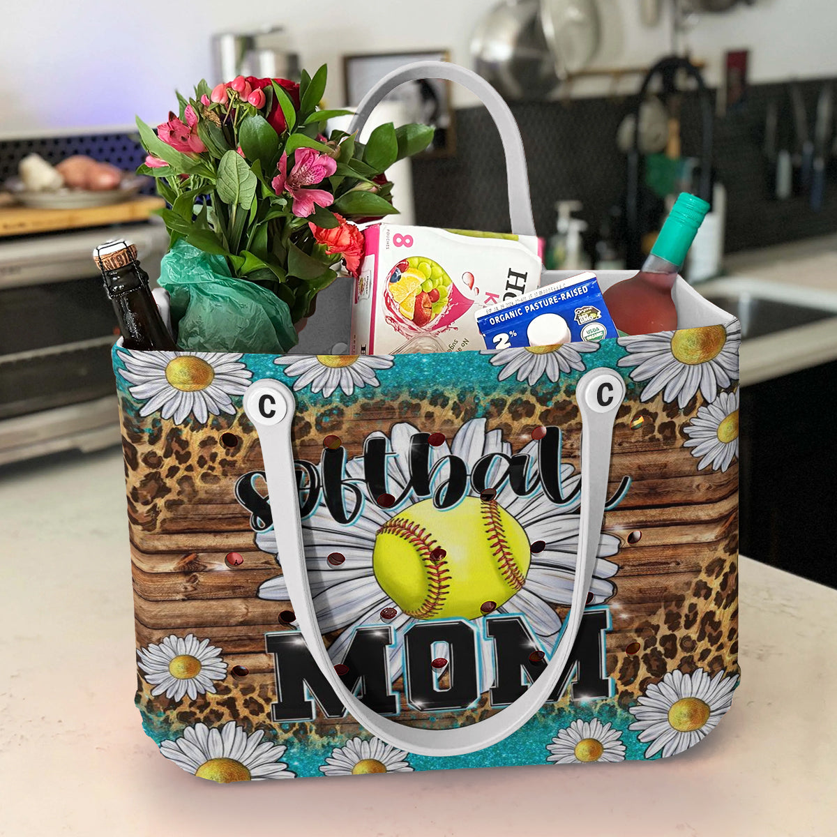 Ceeprints Cee™ Bag Softball Mom Bloom