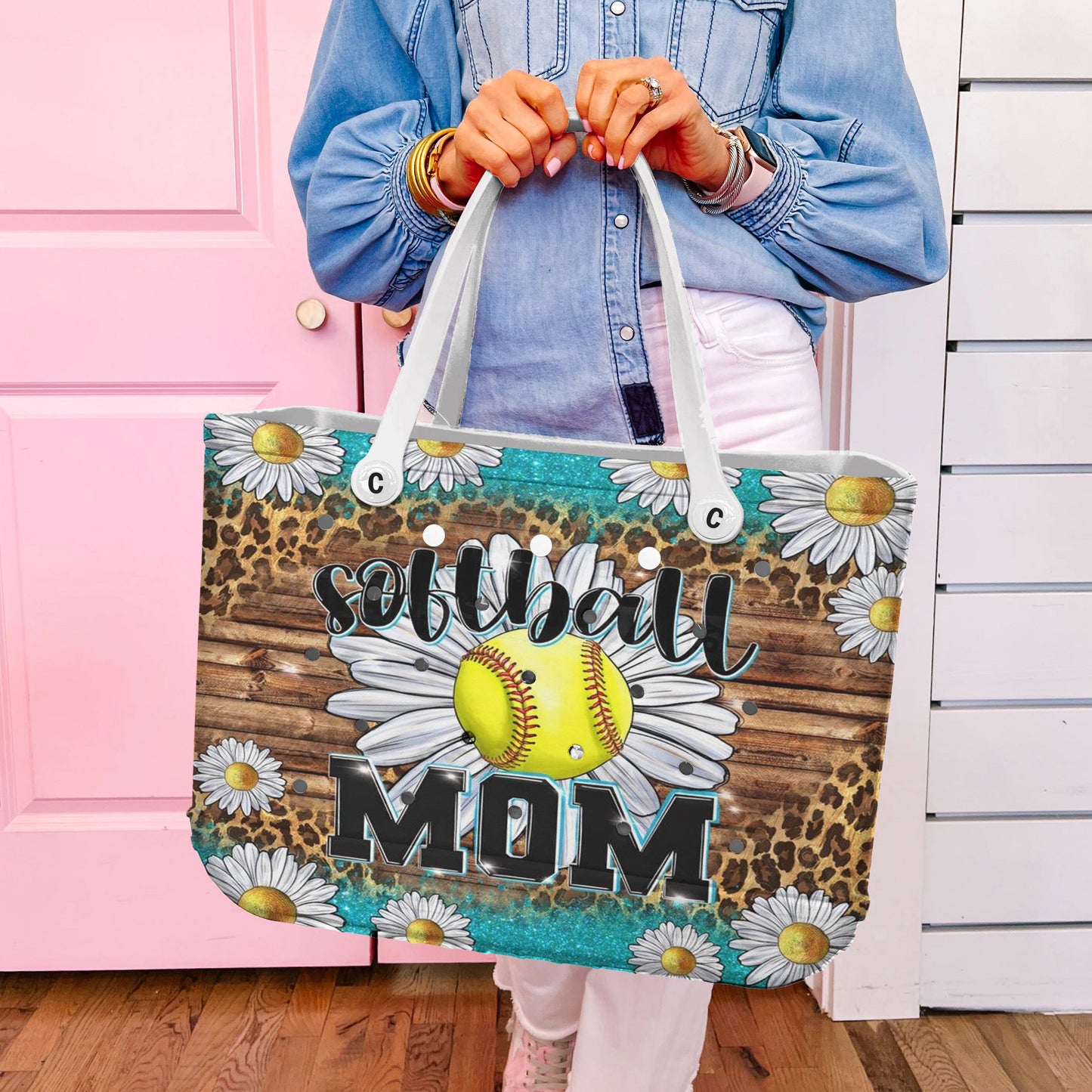 Ceeprints Cee™ Bag Softball Mom Bloom