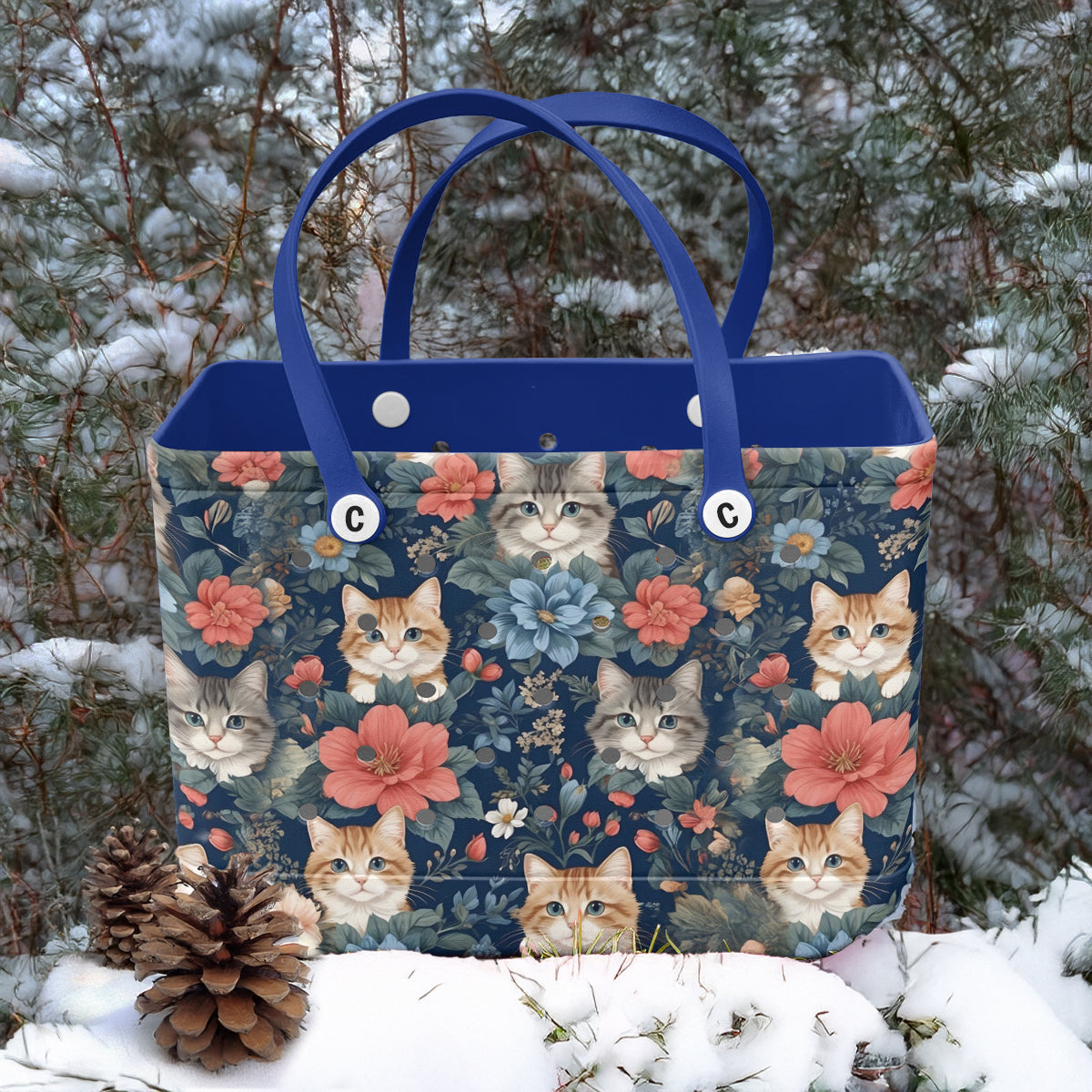 Ceeprints Cee™ Bag Feline Blooms