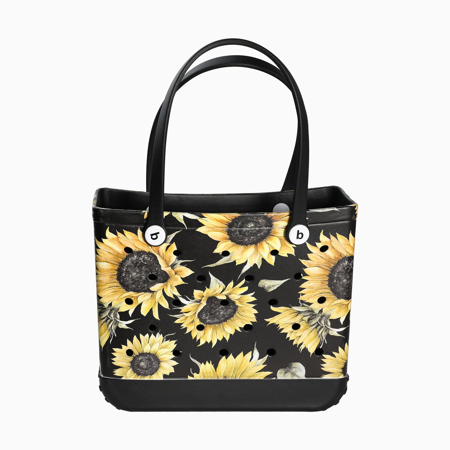 Flower Beach Tote Bag,Original Large Rubber Beach Bag for Women, Pool Bag and Boat Tote