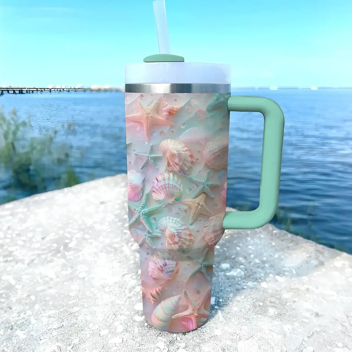 Ceeprints Tumbler Coastal Shell