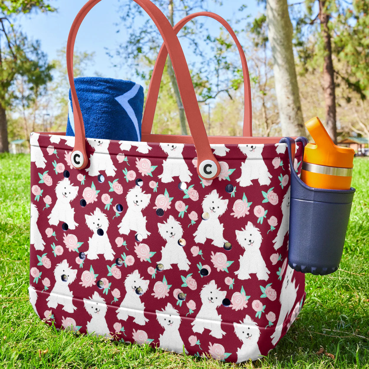 Ceeprints Cee™ Bag Westie Loves Roses