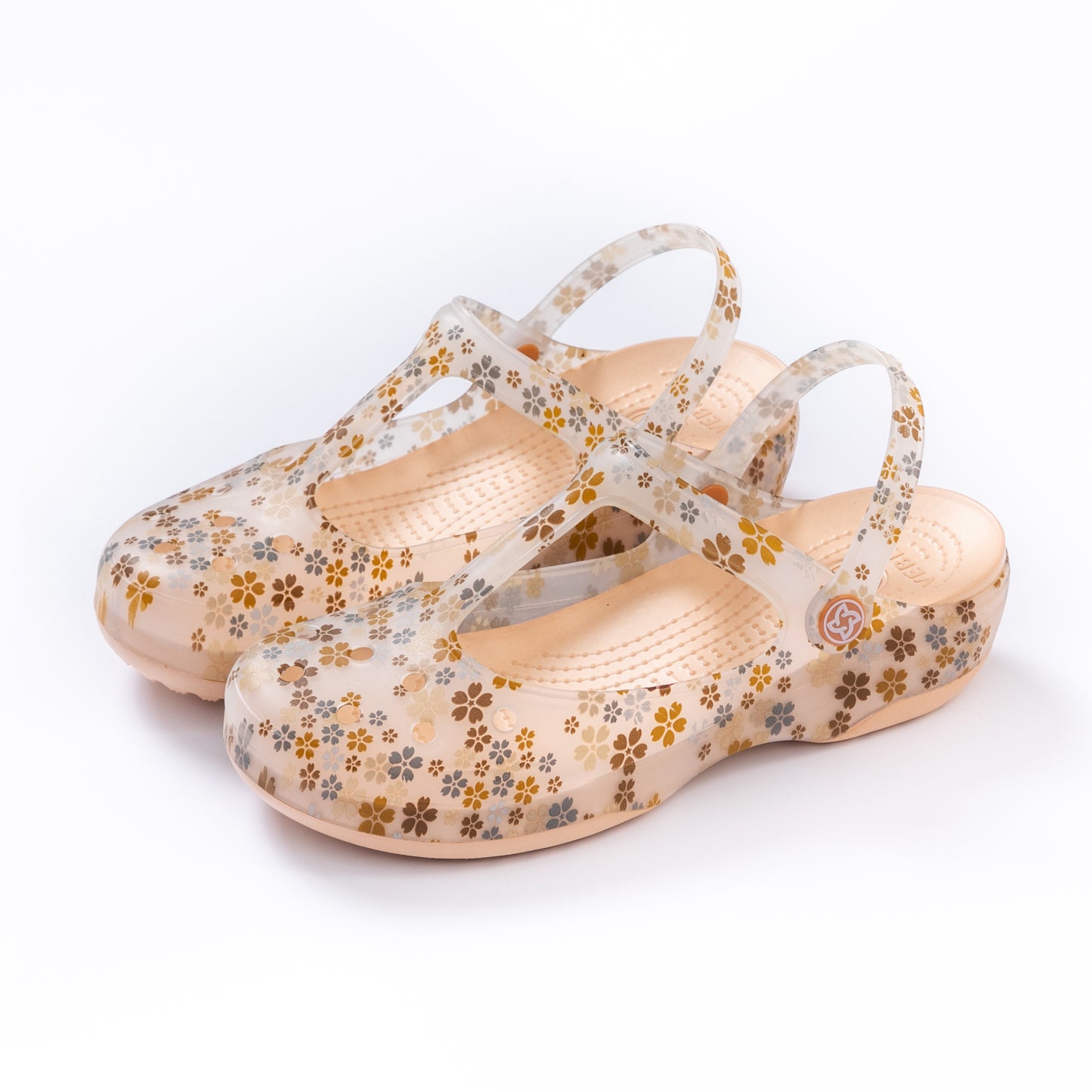 Veblen Women's Classic Transparent Solid Color Clogs Comfortable, Soft, and Non Slip Jelly Beach Sandals Outdoor Leisure Water Slippers