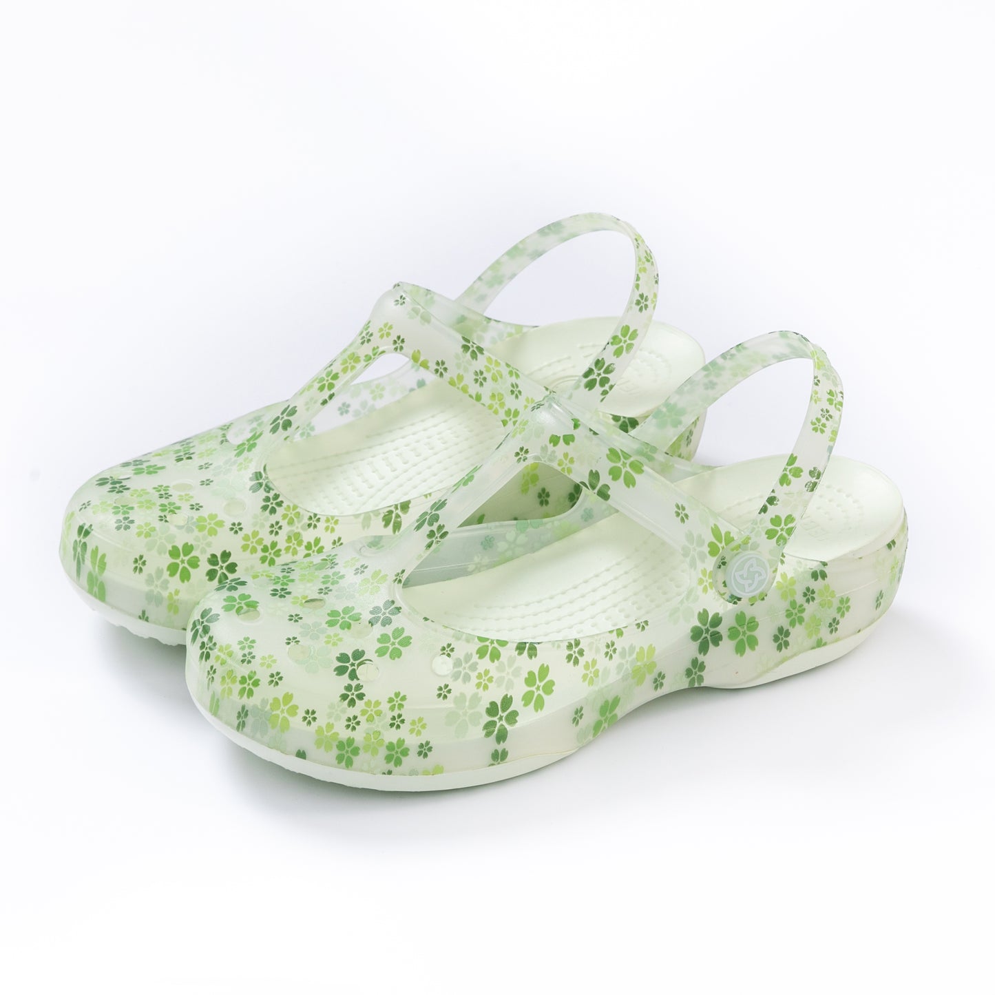 Veblen Women's Classic Transparent Solid Color Clogs Comfortable, Soft, and Non Slip Jelly Beach Sandals Outdoor Leisure Water Slippers
