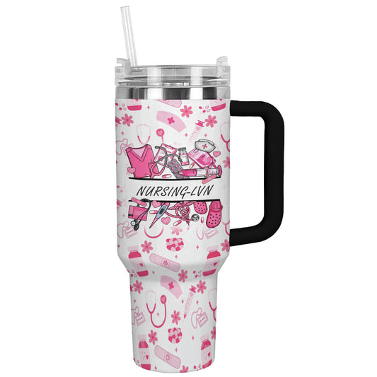 Ceeprints Personalized Tumbler Nurse Blossom