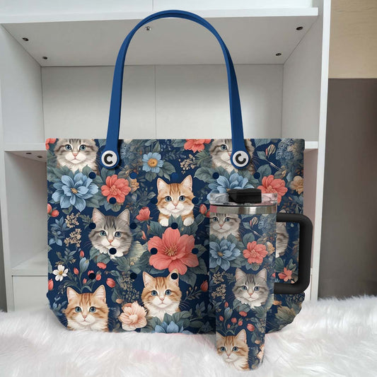 Ceeprints Cee™ Bag Feline Blooms