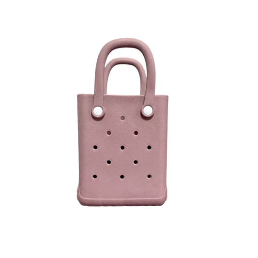 Mini Rubber Beach Tote Bag,Original Large Rubber Beach Bag for Women, Pool Bag and Boat Tote