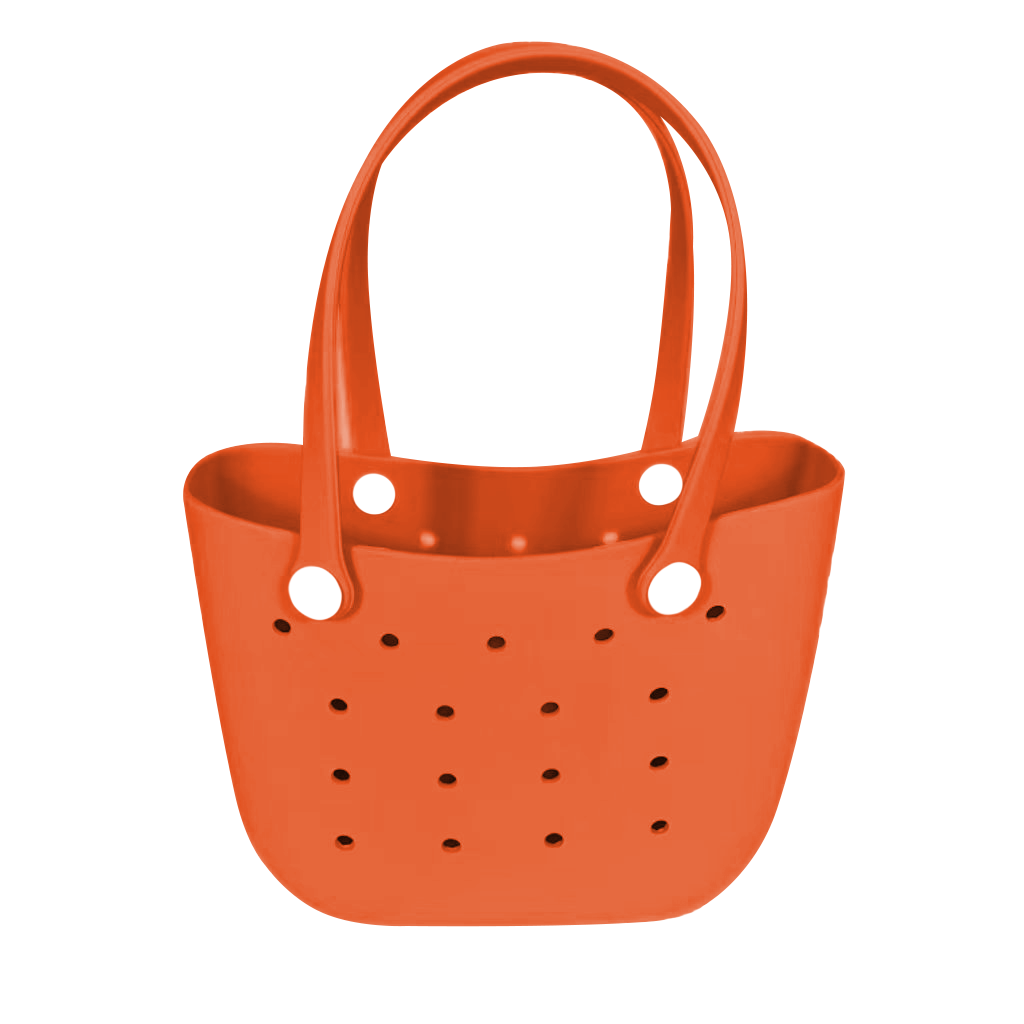 Crescent Bag Beach Bag,Original Large Rubber Beach Bag for Women, Pool Bag and Boat Tote