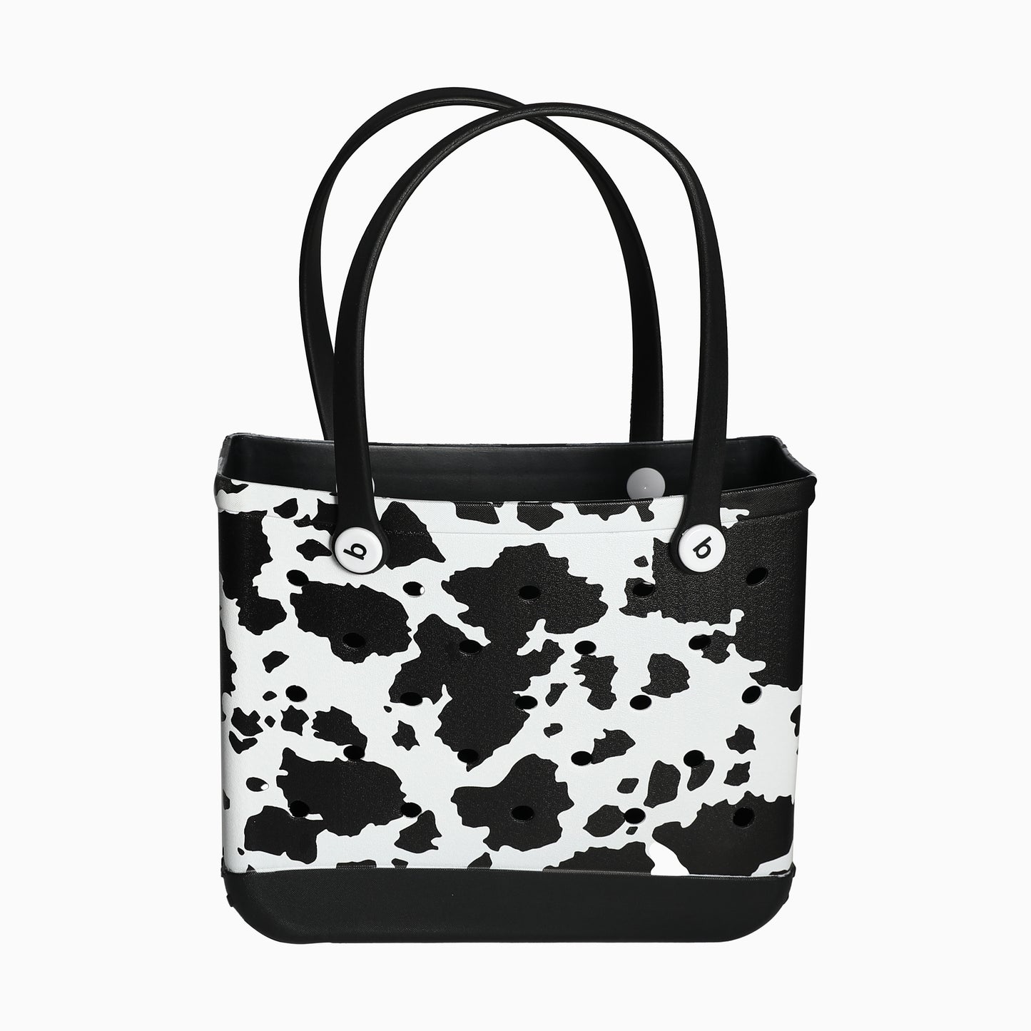 Black&White Matching Beach Tote Bag,Original Large Rubber Beach Bag for Women, Pool Bag and Boat Tote