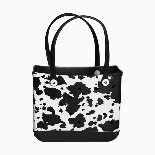 Black&White Matching Beach Tote Bag,Original Large Rubber Beach Bag for Women, Pool Bag and Boat Tote
