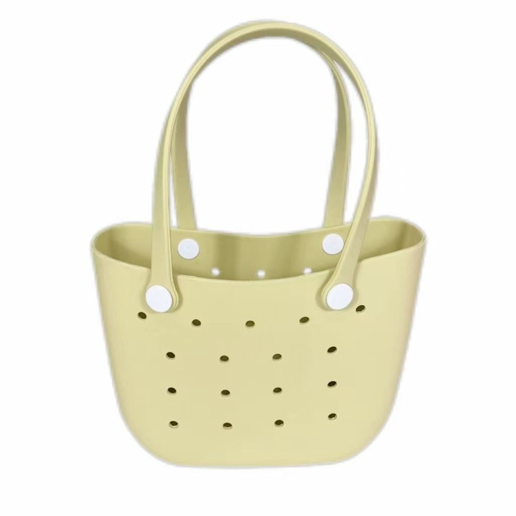 Crescent Bag Beach Bag,Original Large Rubber Beach Bag for Women, Pool Bag and Boat Tote
