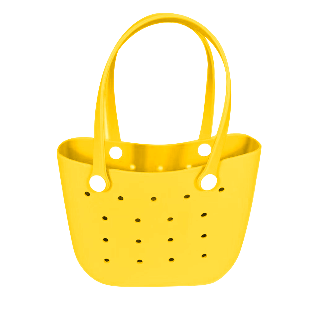 Crescent Bag Beach Bag,Original Large Rubber Beach Bag for Women, Pool Bag and Boat Tote