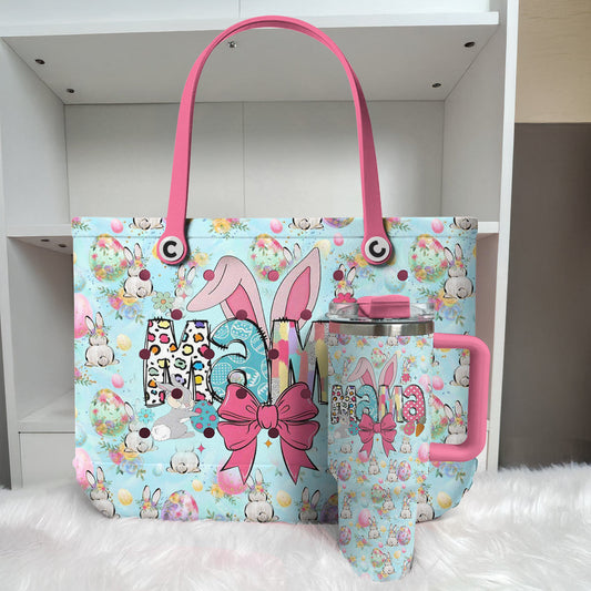 Ceeprints Tumbler Easter Mama Bunny