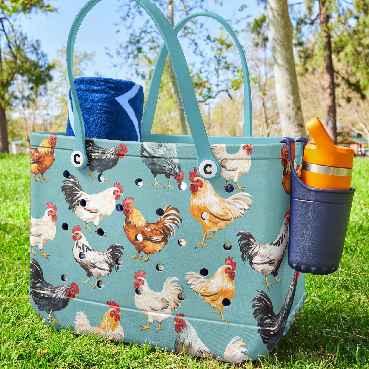 Ceeprints Cee™ Bag Rooster Parade