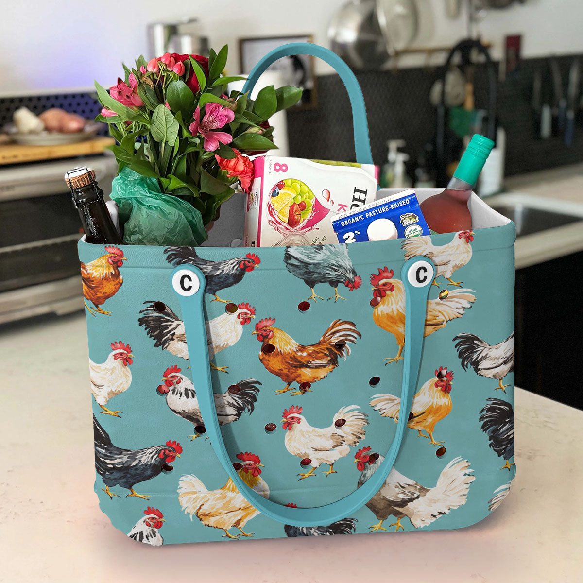 Ceeprints Cee™ Bag Rooster Parade