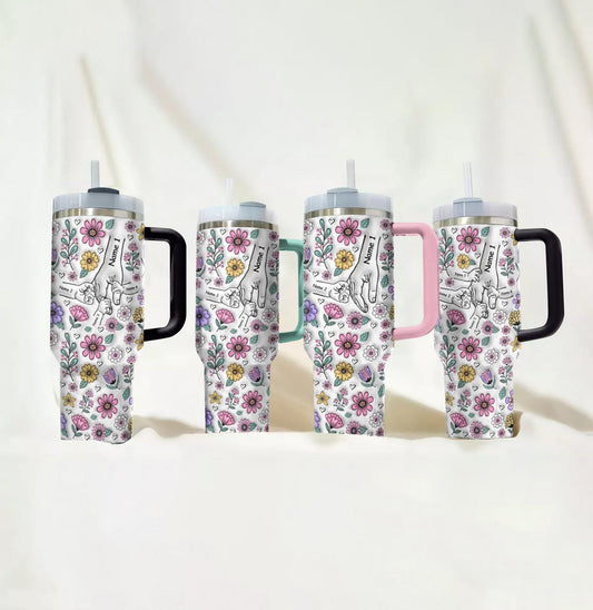 Ceeprints Personalized Tumbler Holding Hands