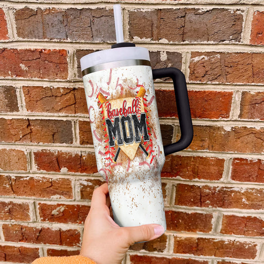 Ceeprints Tumbler Home Plate Mom