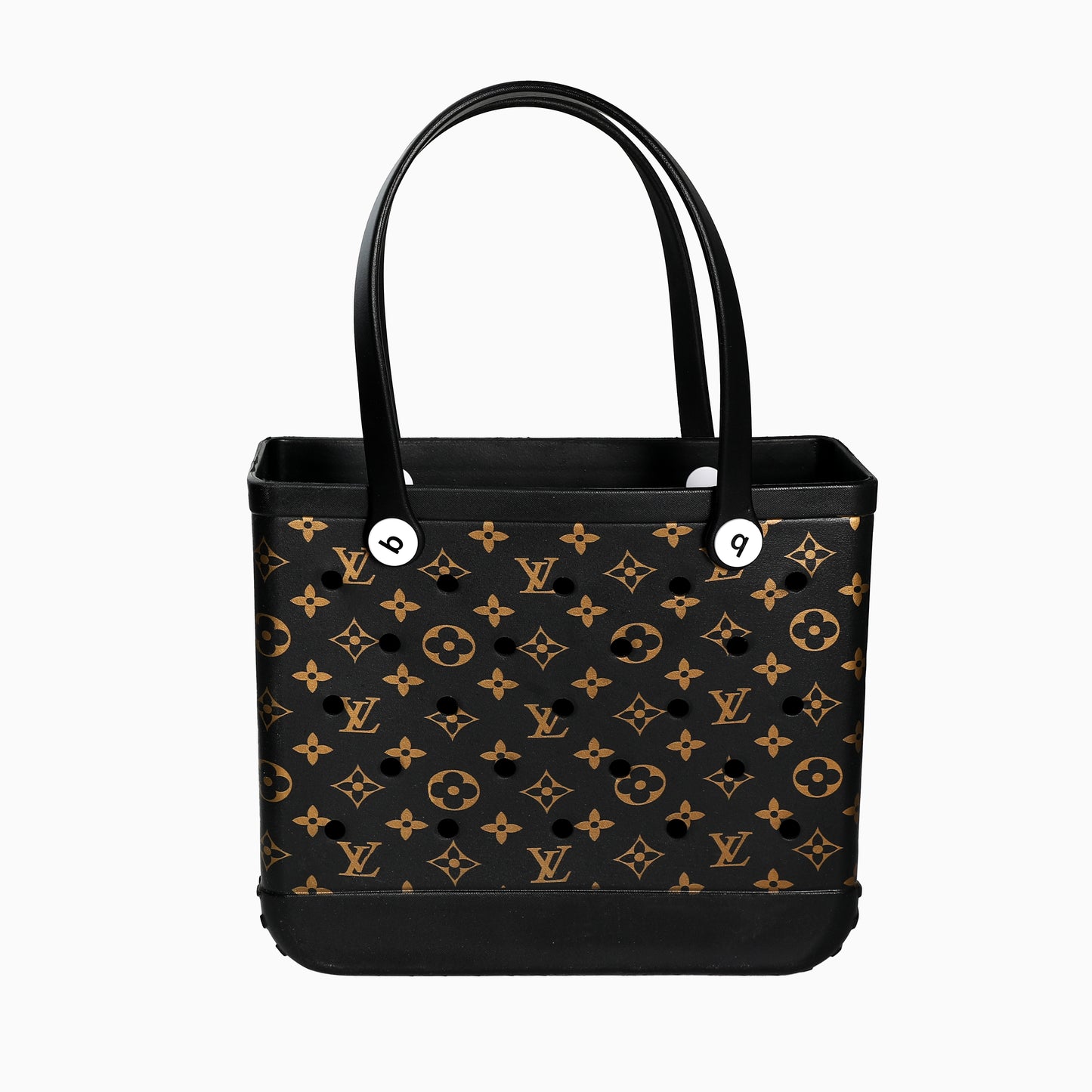 LV Large Beach Tote Bag,Original Large Rubber Beach Bag for Women, Pool Bag and Boat Tote