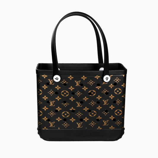 LV Large Beach Tote Bag,Original Large Rubber Beach Bag for Women, Pool Bag and Boat Tote