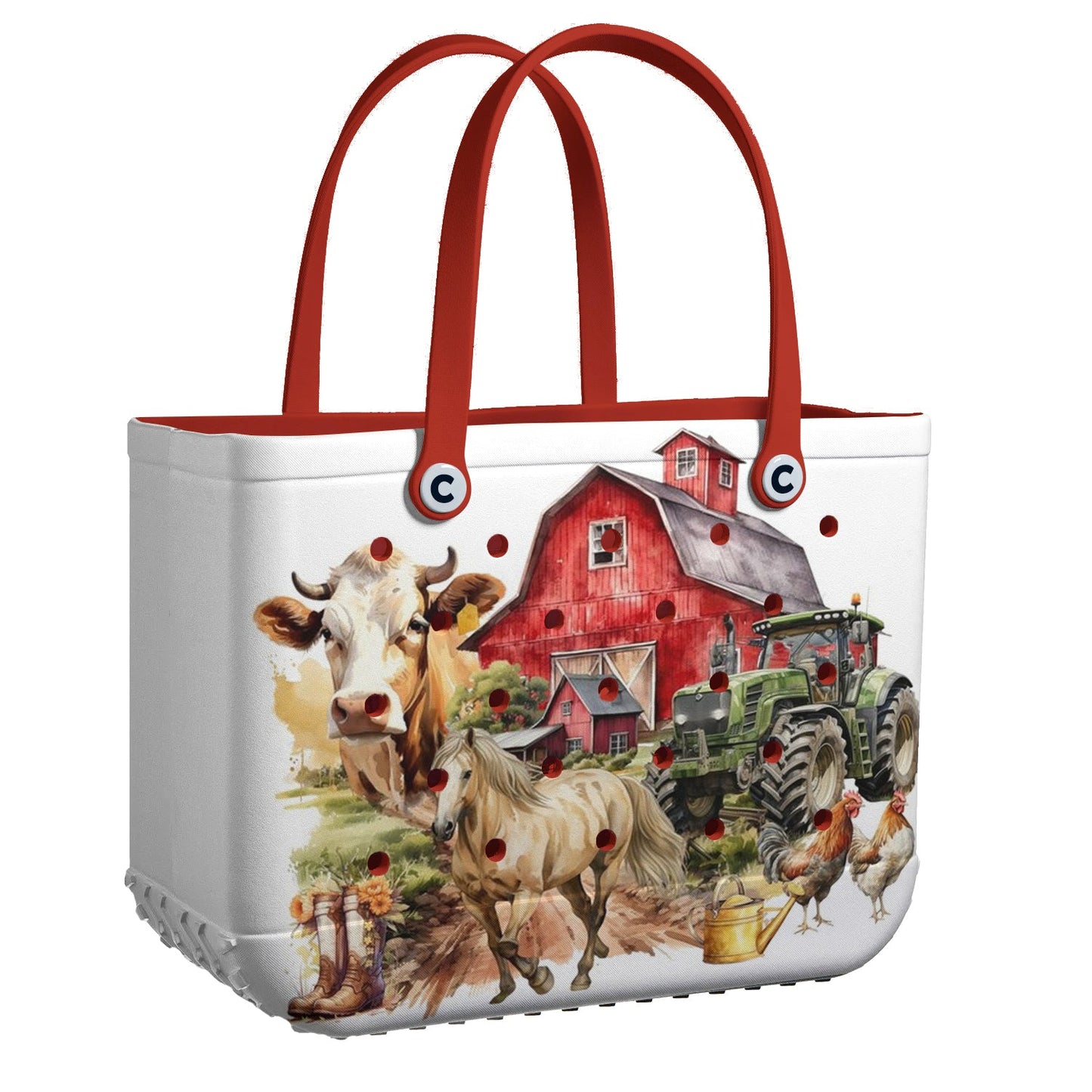 Ceeprints Cee™ Bag Cattle Red Barn